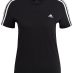 adidas Essentials Slim-fit 3-Stripes Dames T-shirt